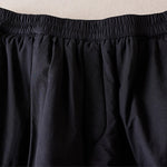 Buddha Stones Plain Women's Harem Thick Pants With Pockets