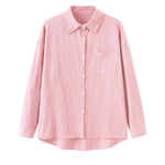 Buddha Stones 2Pcs Long Sleeve Shirt Top With Pockets Drawstring Pants Meditation Cotton Clothing Women's Set