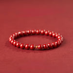 Buddha Stones "Wishing Protection and Energy" Cinnabar Bracelet Includes Gift Message Card