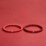 Buddha Stones "Wishing Protection and Energy" Cinnabar Bracelet Includes Gift Message Card