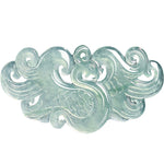 Buddha Stones Chinese Phoenix Jade Luck Necklace String Pendant