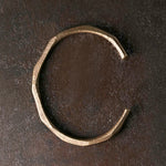 Buddha Stones Copper Brass Hand Polishing Open Self Care Bracelet Bangle