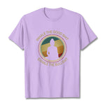 Buddha Stones "INHALE THE GOOD SHIT EXHALE THE BULLSHT" Meditation Buddha Cotton Tee T-Shirt