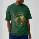 Buddha Stones "INHALE THE GOOD SHIT EXHALE THE BULLSHT" Meditation Buddha Cotton Tee T-Shirt