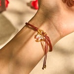 Buddha Stones Chinese Zodiac Year of the Horse Red String Luck Braided Bracelet