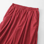 Buddha Stones Fall Dots Pattern High Waist Design Women's Wide Leg Pants With Pockets