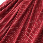 Buddha Stones Fall Dots Pattern High Waist Design Women's Wide Leg Pants With Pockets