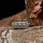 Buddha Stones The Lord Of The Corpse Forest Copper Skull New Beginning Ring