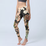 Buddha Stones Lotus Ganesh Mandala Evil Eye Koi Fish Yin Yang Shape Gym Leggings Women's Yoga Pants