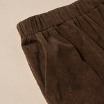 Buddha Stones Women's Commute Pure Color Corduroy Pants With Pockets