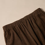 Buddha Stones Women's Commute Pure Color Corduroy Pants With Pockets