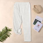 Buddha Stones Women's Commute Pure Color Corduroy Pants With Pockets