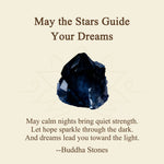 Buddha Stones "May the Stars Guide Your Dreams" Cat Sandstone Necklace Includes Gift Message Card