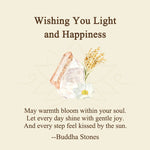 Buddha Stones "Wishing You Light and Happiness" Sun Stone Bracelet Includes Gift Message Card