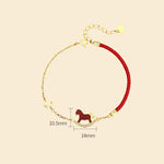 Buddha Stones 925 Sterling Silver Year Of The Horse Design Red Agate Confidence Earrings