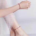 FREE Today: Luck Connection Small Peace Buckle Braided String Adjustable Bracelet Anklet