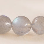 Buddha Stones Natural Moonstone Lotus Love Charming Bracelet