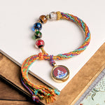 Buddha Stones Thangka Chinese Zodiac Natal Buddha Cinnabar Blessing String Bracelet