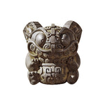 Buddha Stones Handmade Gold Swallowing Beast Iron Powder Rust Cast Resin Statue Home Decoration
