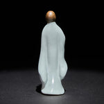 Buddha Stones Meditation Monk Ceramic Statue Serenity Home Decoration