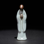 Buddha Stones Meditation Monk Ceramic Statue Serenity Home Decoration