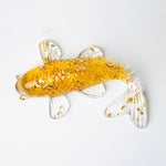 Prosperity and Luck Koi Fish Crystal Chip Resin Decoration