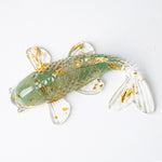 Prosperity and Luck Koi Fish Crystal Chip Resin Decoration