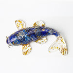 Prosperity and Luck Koi Fish Crystal Chip Resin Decoration
