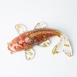 Prosperity and Luck Koi Fish Crystal Chip Resin Decoration