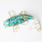 Prosperity and Luck Koi Fish Crystal Chip Resin Decoration