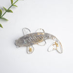 Prosperity and Luck Koi Fish Crystal Chip Resin Decoration