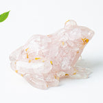 Buddha Stones Crystal Drip Resin Small Frog Passion Decoration Statue