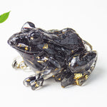Buddha Stones Crystal Drip Resin Small Frog Passion Decoration Statue