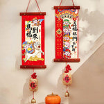 Buddha Stones Year of the Horse Chinese New Year Spring Festival Good Fortune Hanging Decoration