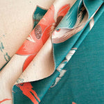 Buddha Stones Fall Lotus Koi Fish Dragonfly Pattern Cozy Scarf Shawl