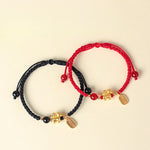 Buddha Stones 999 Sterling Silver Year Of The Horse Peaceful And Rich Success String Bracelet