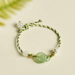 Buddha Stones Braided Rope Peace Buckle Love Calm Bracelet