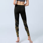 Buddha Stones Soaring Phoenix Cloud Pattern Print Gym Leggings Women's Yoga Pants