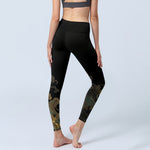 Buddha Stones Soaring Phoenix Cloud Pattern Print Gym Leggings Women's Yoga Pants