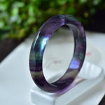 Buddha Stones Natural Fluorite Protection Power Bracelet Bangle-Natural variations; item may differ from photos  (Extra 30% Off | USE CODE: FS30)