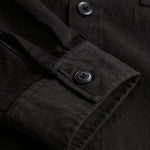Buddha Stones Spring Plaid Pattern Fake Two-piece Long Sleeve Men's Cotton Jacket With Pocket