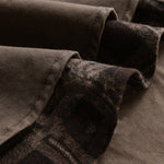 Buddha Stones Spring Plaid Pattern Fake Two-piece Long Sleeve Men's Cotton Jacket With Pocket