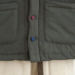 Buddha Stones Winter Long Sleeve Cotton Women's Thermal Jacket With Pockets