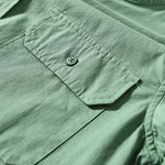 Buddha Stones Crew Neck Solid Color Men's Long Sleeve Cotton Thickened Jacket With Pockets