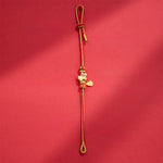 Buddha Stones Year Of The Horse Red String Copper Braided Luck Bracelet