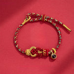 Buddha Stones String Projection Stone Hand-woven Buddha Knots Connection Bracelet