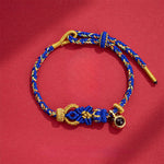 Buddha Stones String Projection Stone Hand-woven Buddha Knots Connection Bracelet