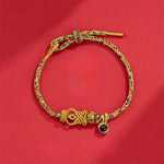 Buddha Stones String Projection Stone Hand-woven Buddha Knots Connection Bracelet