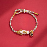 Buddha Stones String Projection Stone Hand-woven Buddha Knots Connection Bracelet