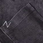 Buddha Stones Casual Corduroy Solid Color Men's Long Sleeve Cotton Thickened Jacket With Pockets